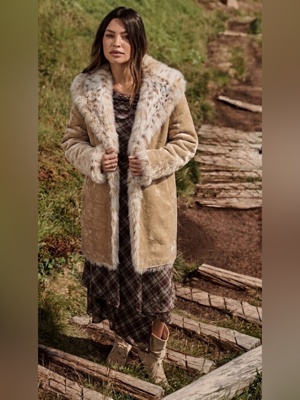 Terry Lewis Vintage Classic Luxury Faux Fur Coat